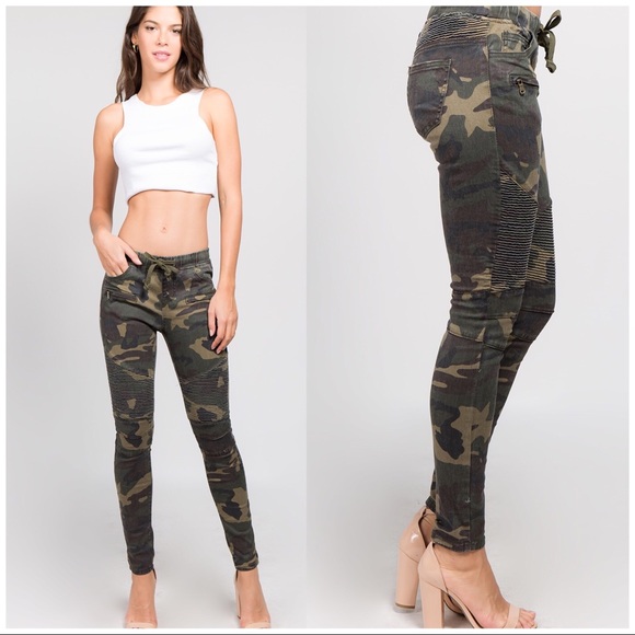 MOTO CAMOUFLAGE JOGGERS - Picture 5 of 8